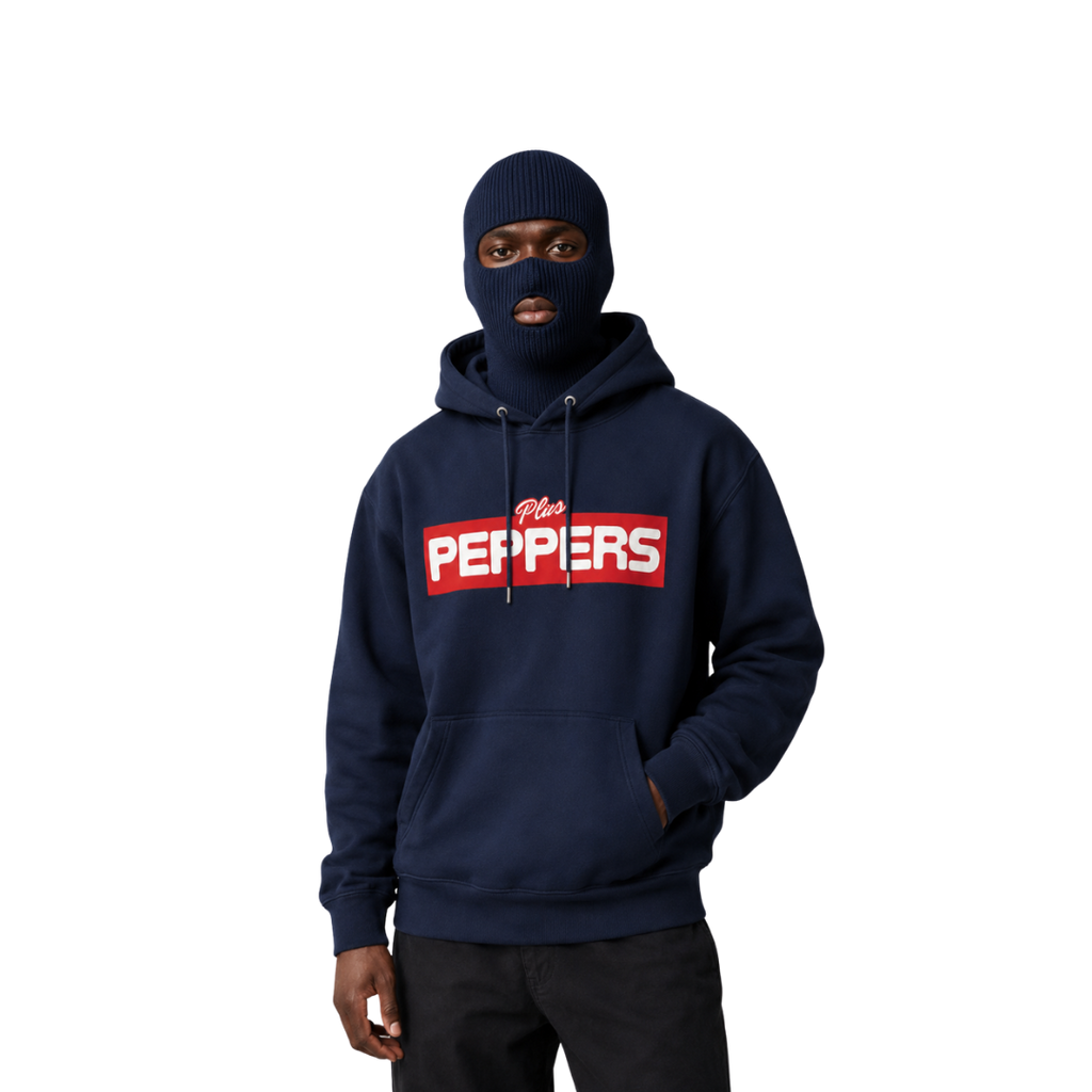 +Peppers Essentials Navy Hoodie