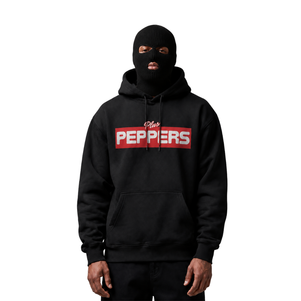 +Peppers Essentials Black Hoodie