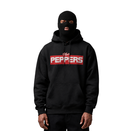 +Peppers Essentials Black Hoodie
