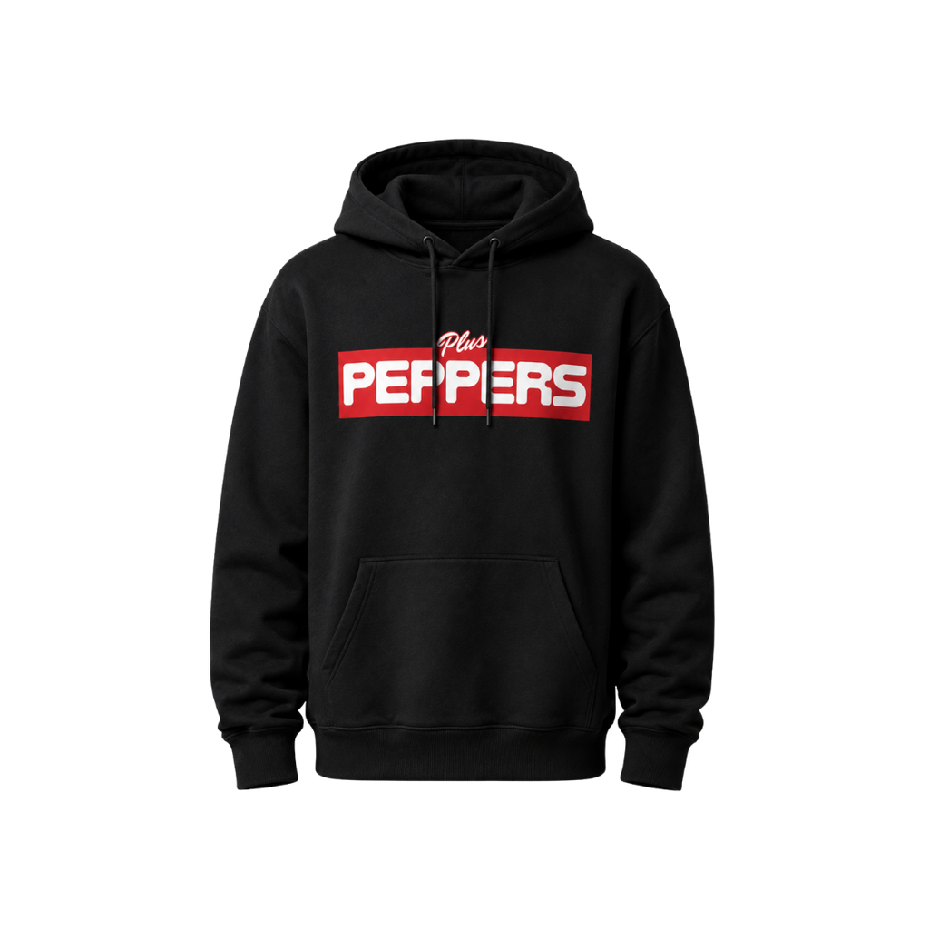 +Peppers Essentials Black Hoodie