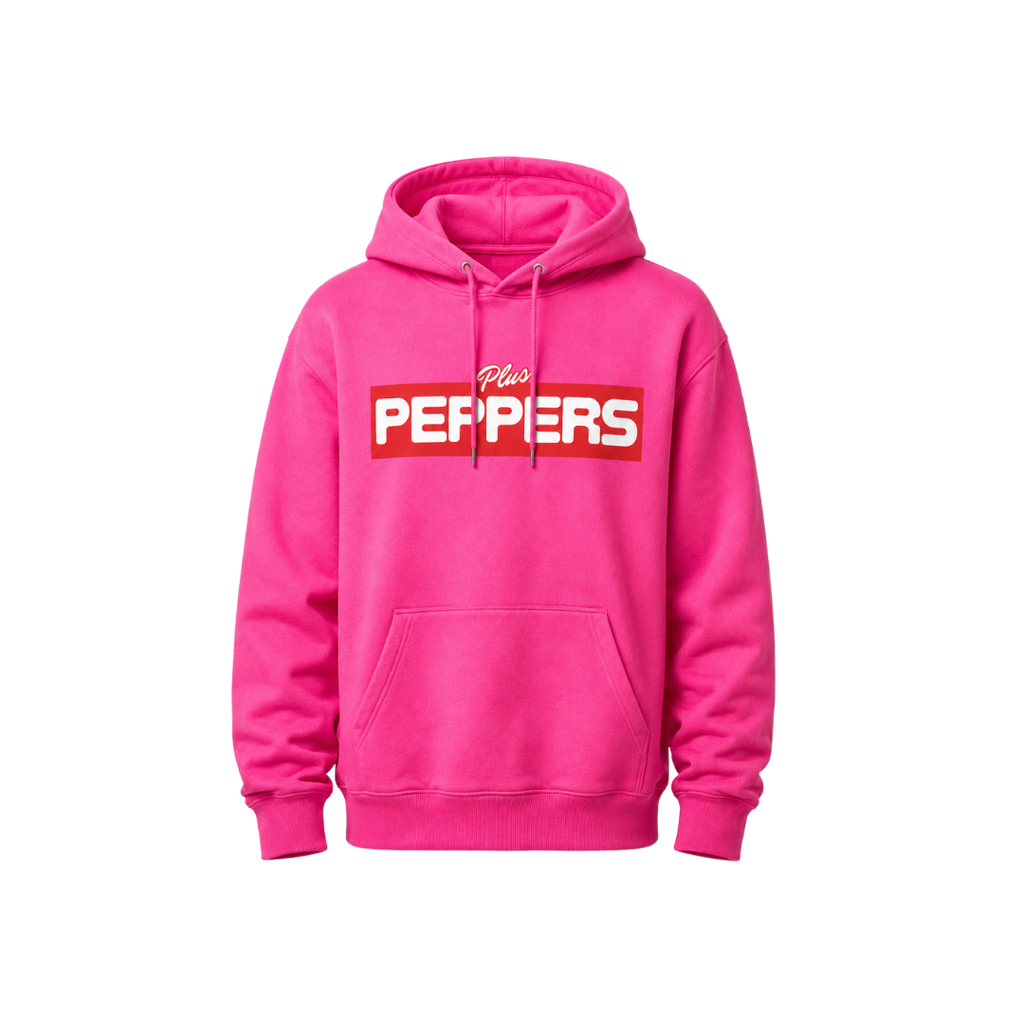 +Peppers Essentials Pink Hoodie