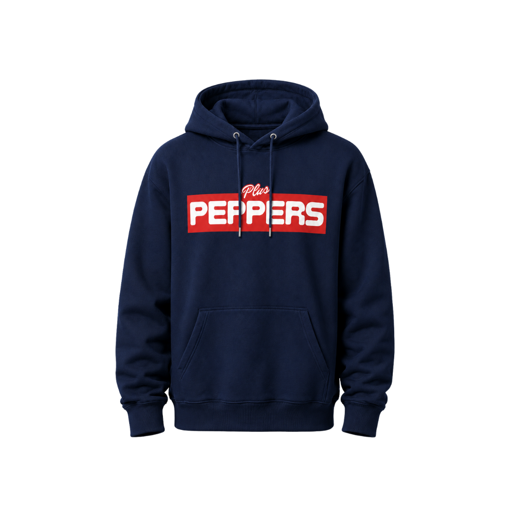 +Peppers Essentials Navy Hoodie