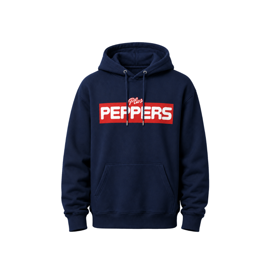 +Peppers Essentials Navy Hoodie